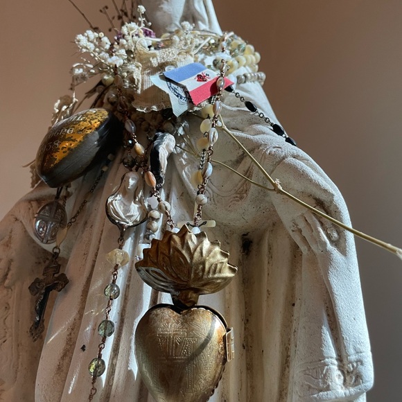 French Reliquary Inspired Sacred Heart Brocante Charlotte antique Limited qty - Picture 5 of 15